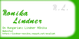 monika lindner business card